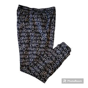 Calvin Klein Boys Black Sleep Pajama Pants Size Large (10/12)